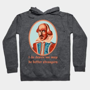 William Shakespeare Portrait and Quote Hoodie